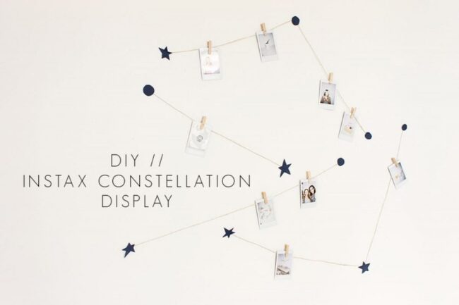 Celestial Photo Constellation Wall