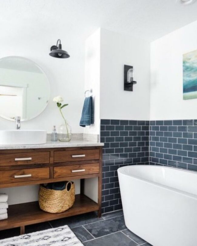 Deep Blue Tiled Sanctuary