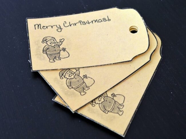 Santa's Kraft Paper Tags