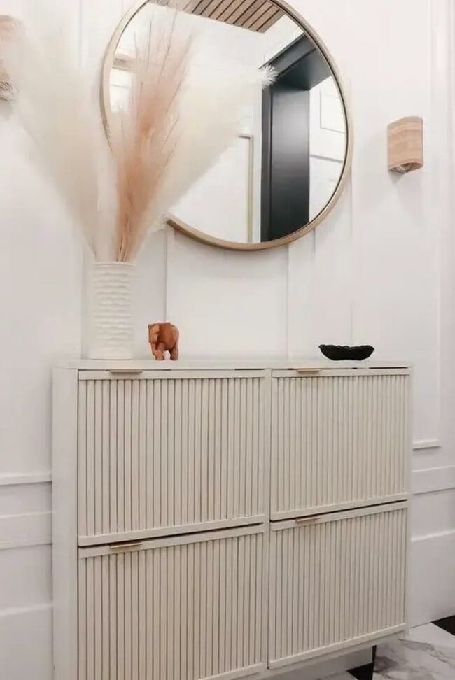 Grooved White Minimalist Sanctuary