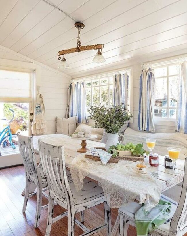 White Wooden Sunlight Sanctuary