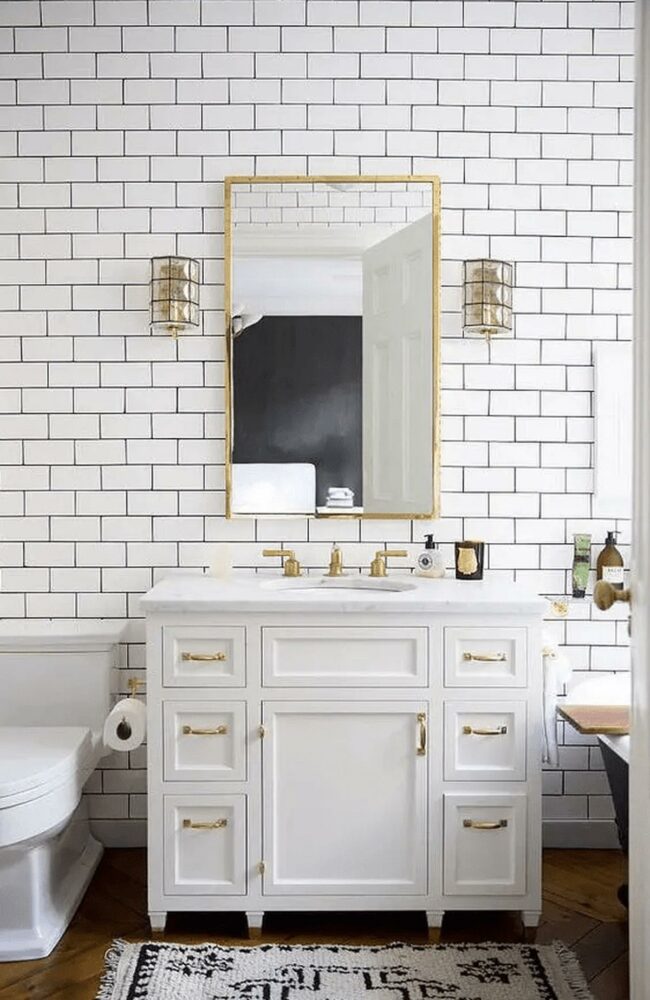 Gold Accent White Sanctuary
