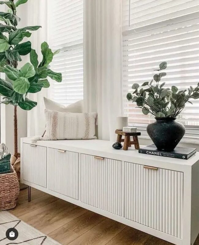 Luminous White Corner Sanctuary
