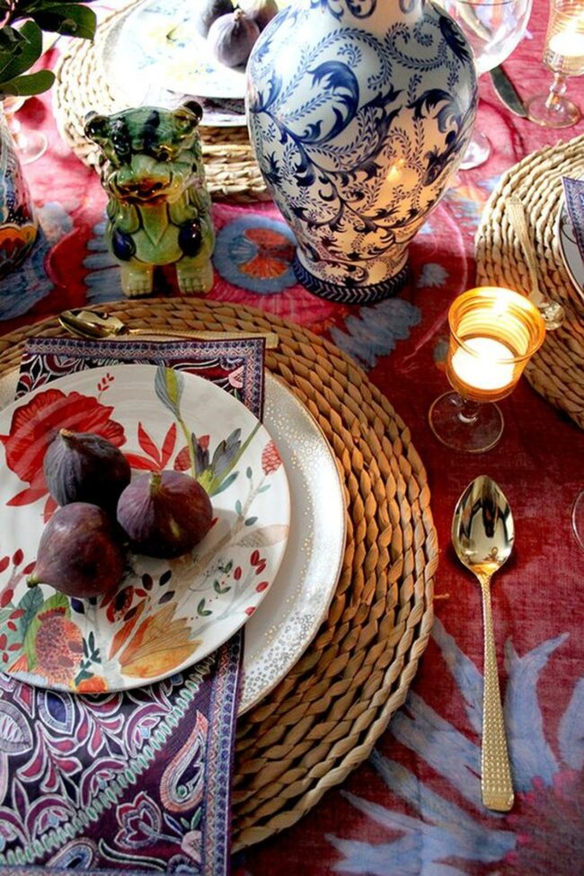 Fig Feast Table Setting