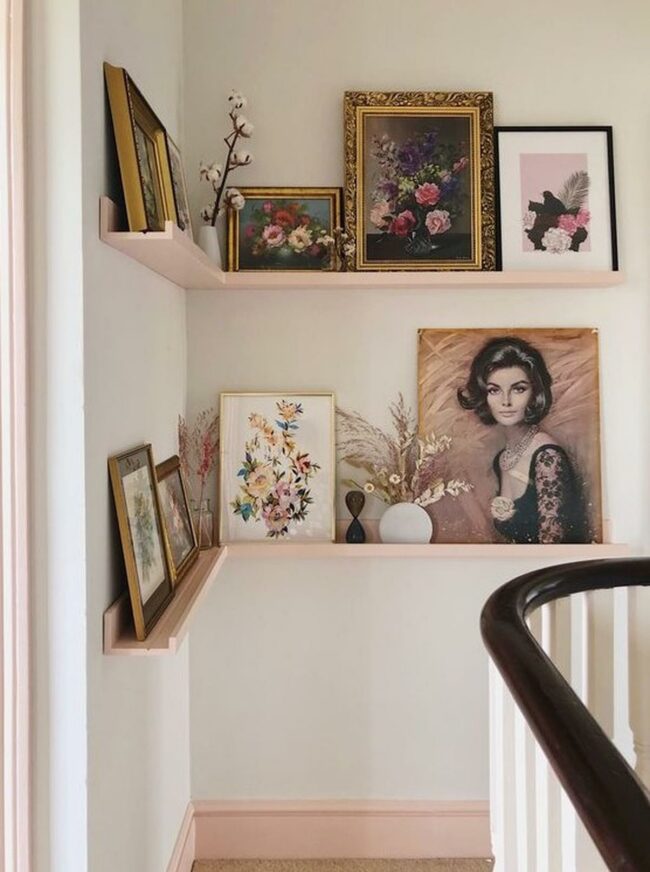Vintage Portrait Gallery Corner