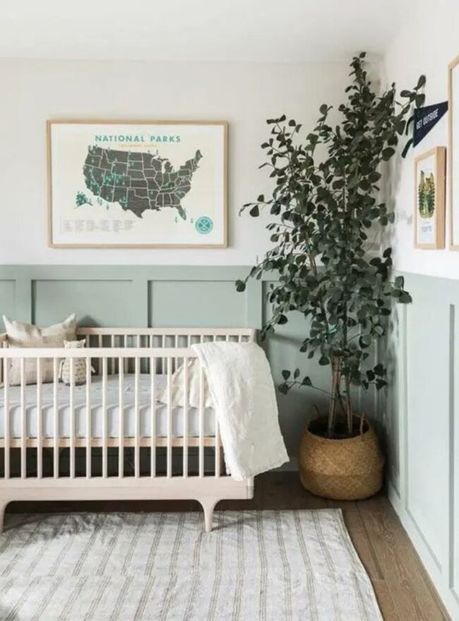 Green Woodland Nursery Nook