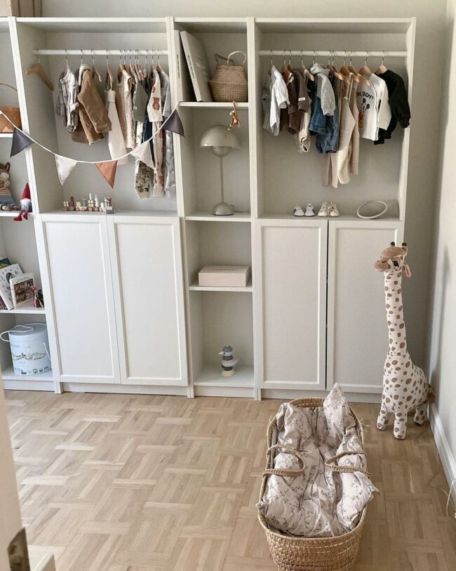 White Nursery Storage