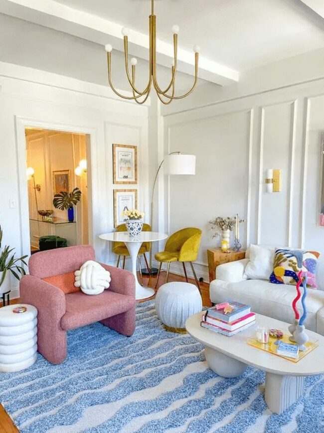 Pink Armchair Colorful Playground