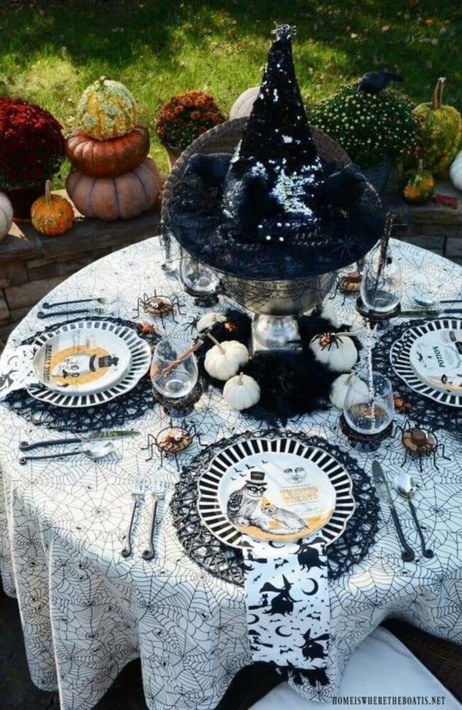 Top-Hat Owl Tablescape