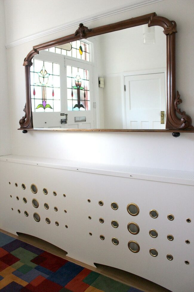 Geometric Warmth Radiator Grid