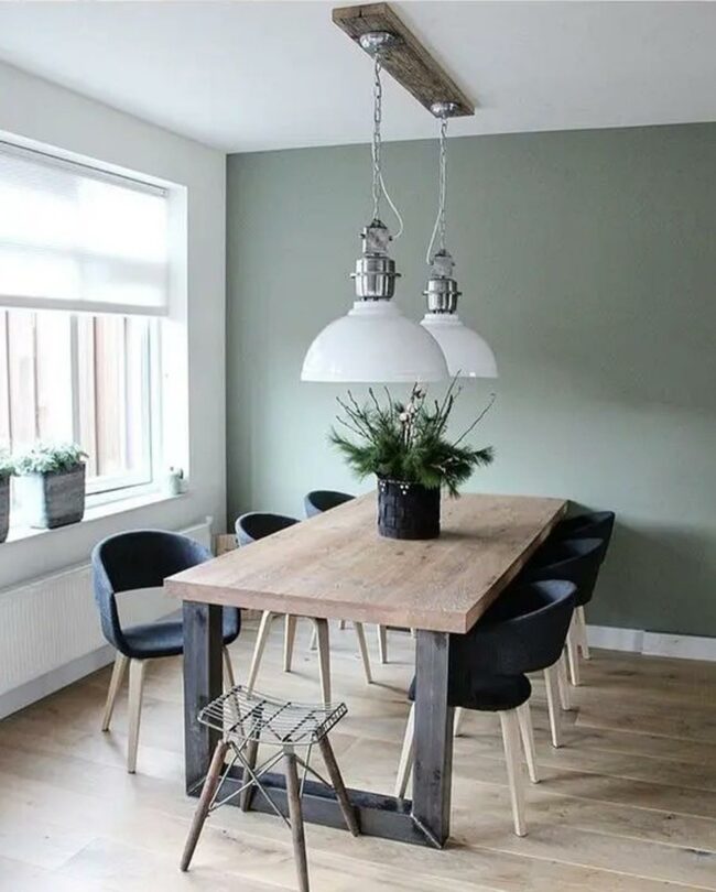 Verdant Wood Dining Sanctuary