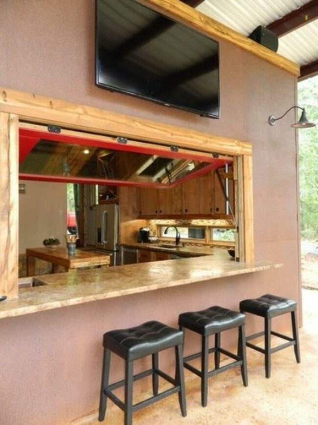 Outdoor Kitchen Bar Counter