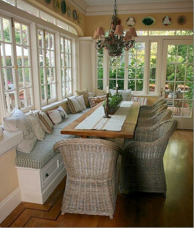 Sunlit Yellow Dining Sanctuary