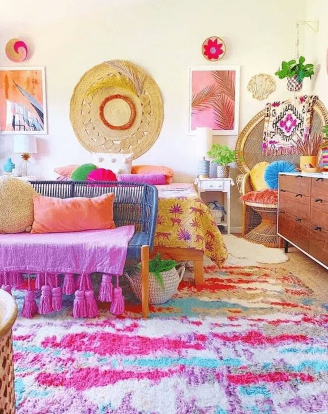 Whimsical Swirling Pink Paradise