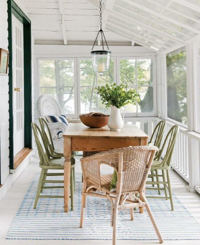 Verdant Green Chairs Delight