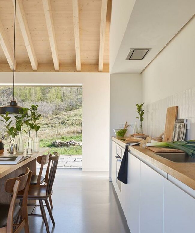 Bright White Farmhouse Kitchen