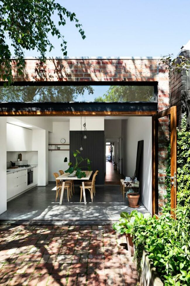 Bright Indoor-Outdoor Dining