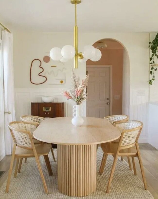 Nature's Wooden Dining Symphony