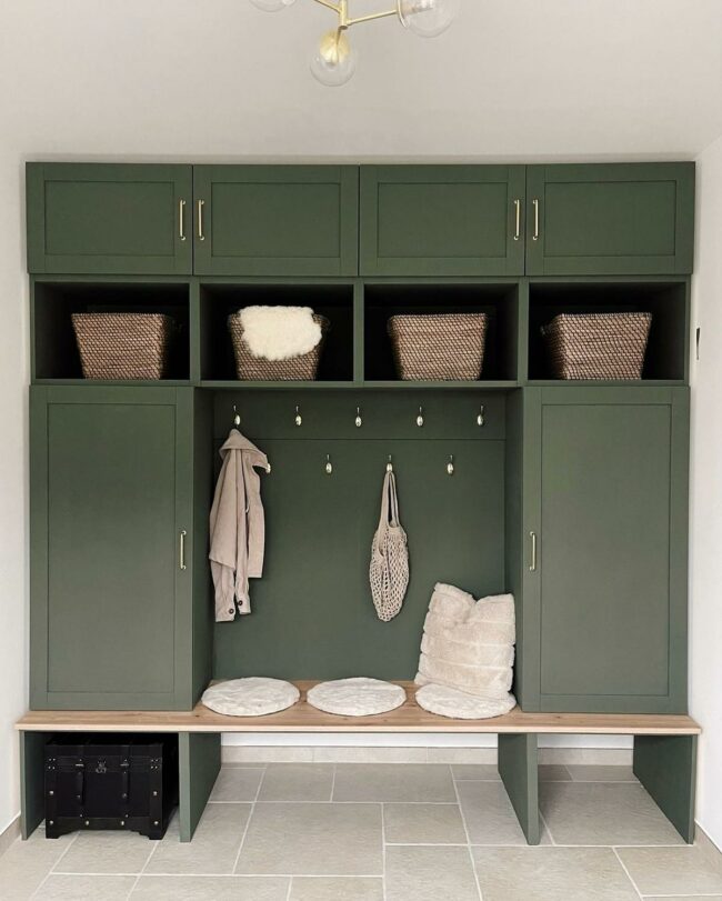 Green Storage Bench System