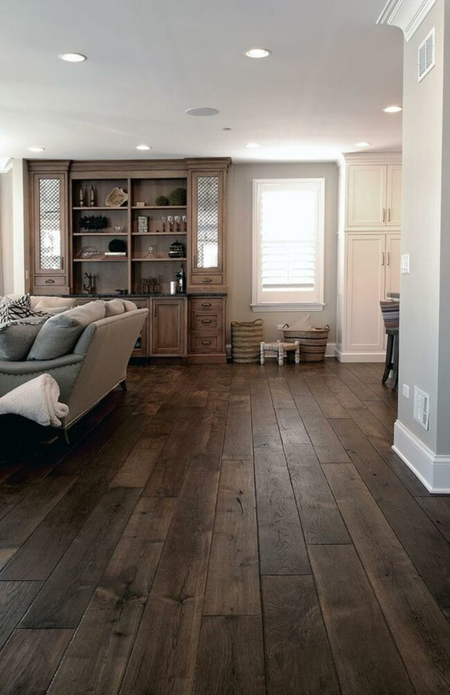 Dark Wood Sanctuary Floor
