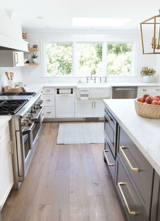 Bright White Kitchen Radiance