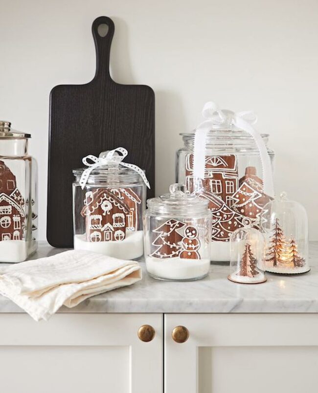 Glass Jar Christmas Cookies