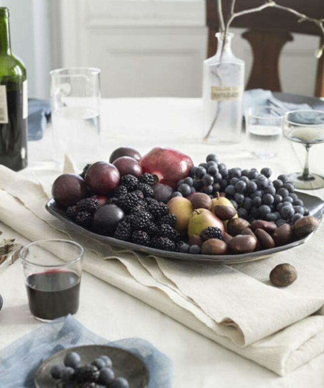 Silver Tray Fruit Symphony