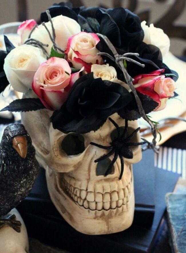 Gothic Skull Bouquet
