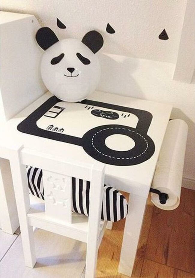 Black White Panda Playground