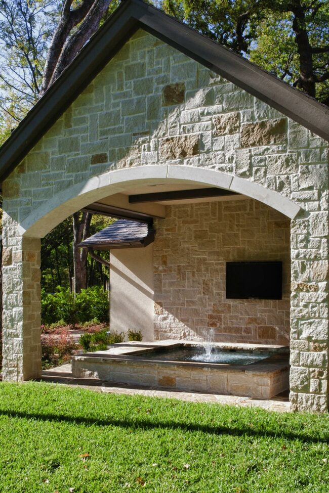 Pointed Roofs And Brick Walls