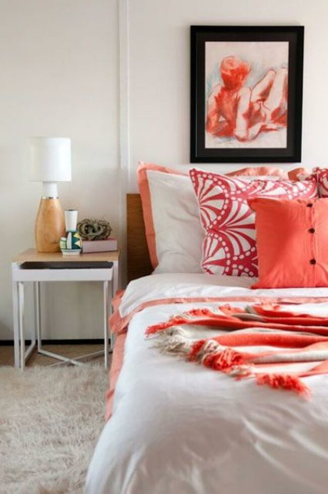 Red Pattern Pillow Paradise