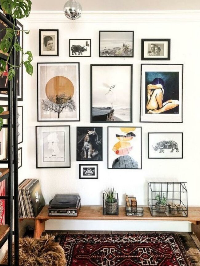 Vintage Art Gallery Corner