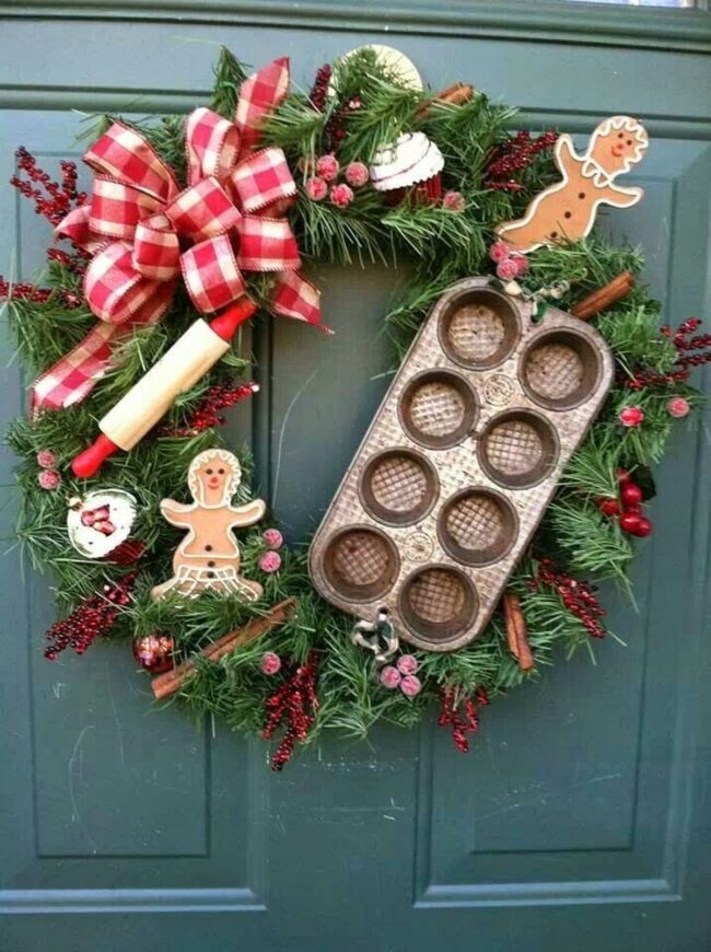 Gingerbread Kitchen Wreath