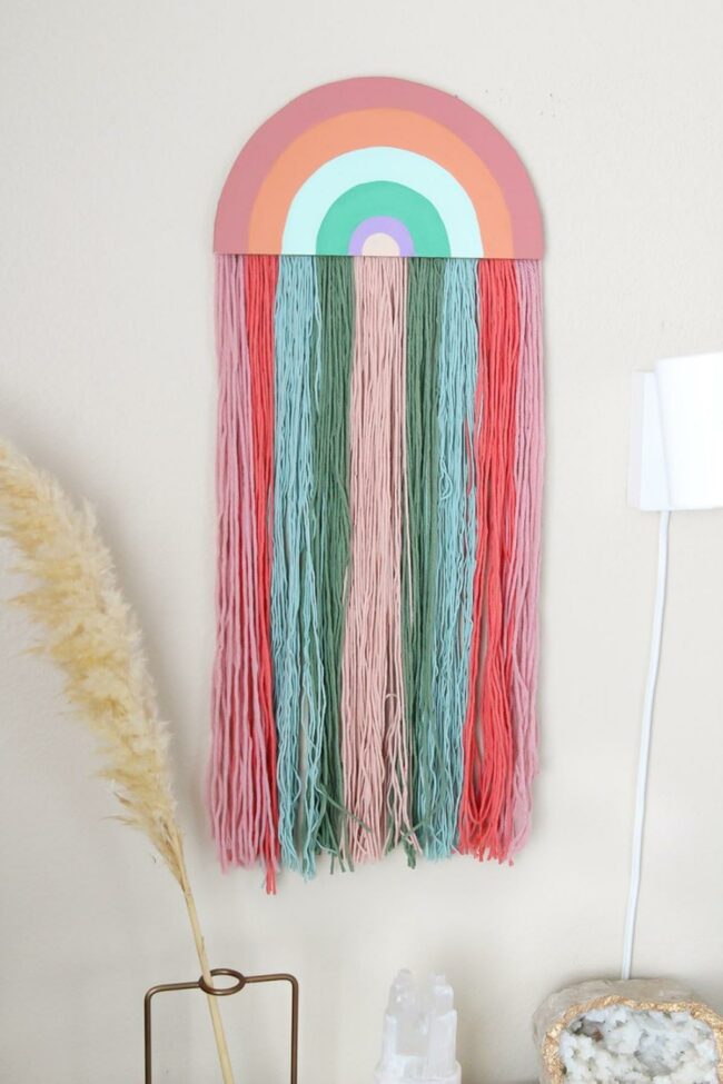 Rainbow Yarn Dance Wall Art
