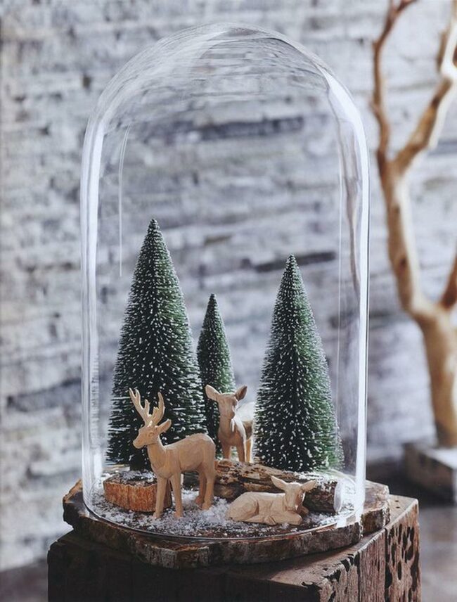 White Snow Woodland Miniature