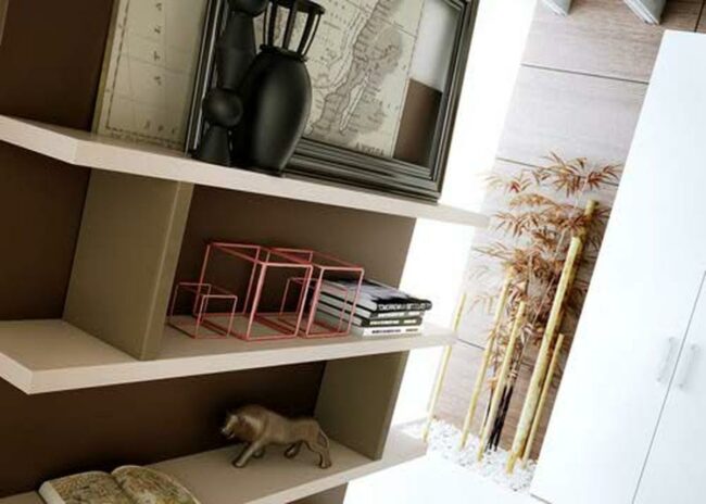 Sunlit Neutral Corner Display