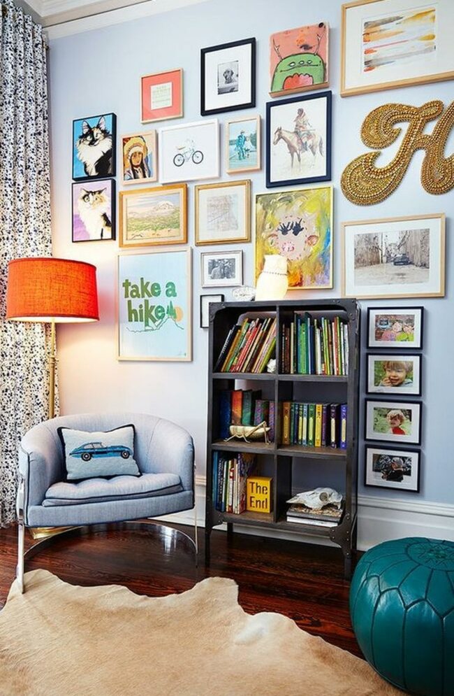 Colorful Walls Storytelling Corner