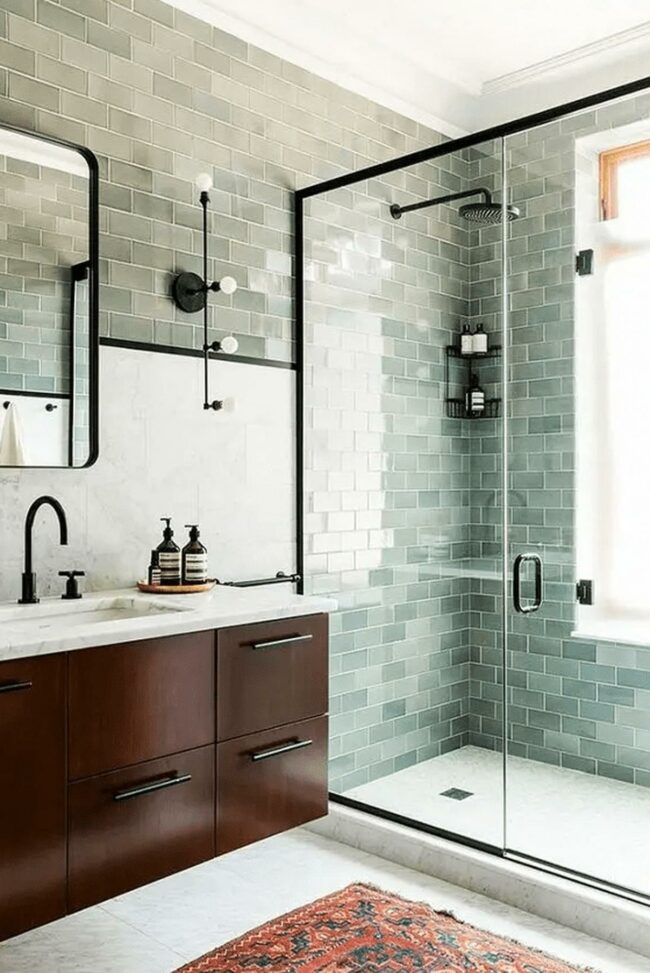 Jade Tiles Dark Wood Sanctuary