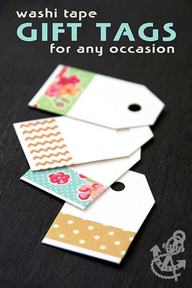 Whimsical Washi Gift Tags