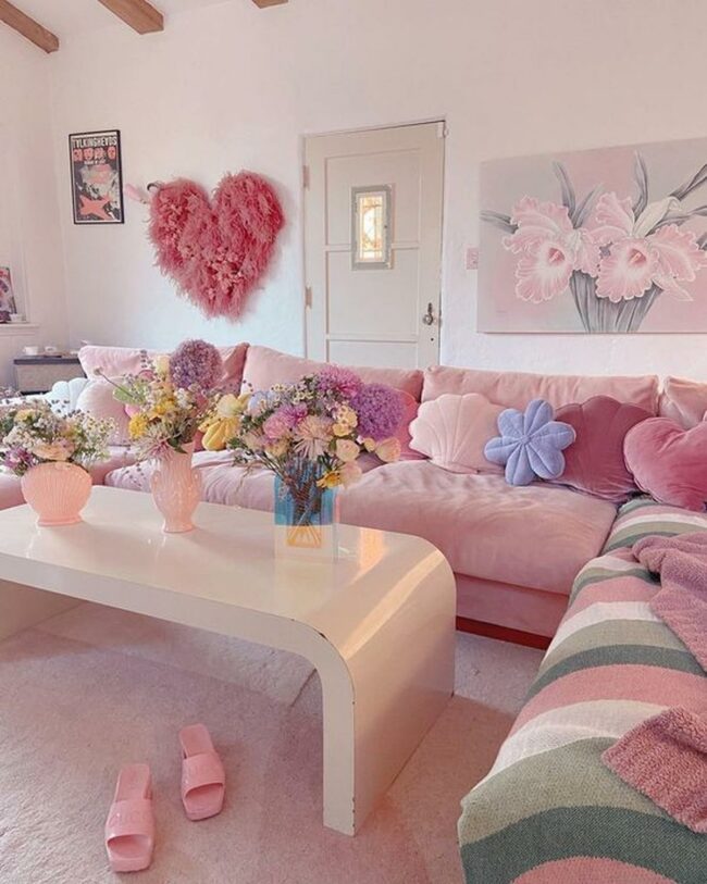 Soft Pink Floral Sanctuary