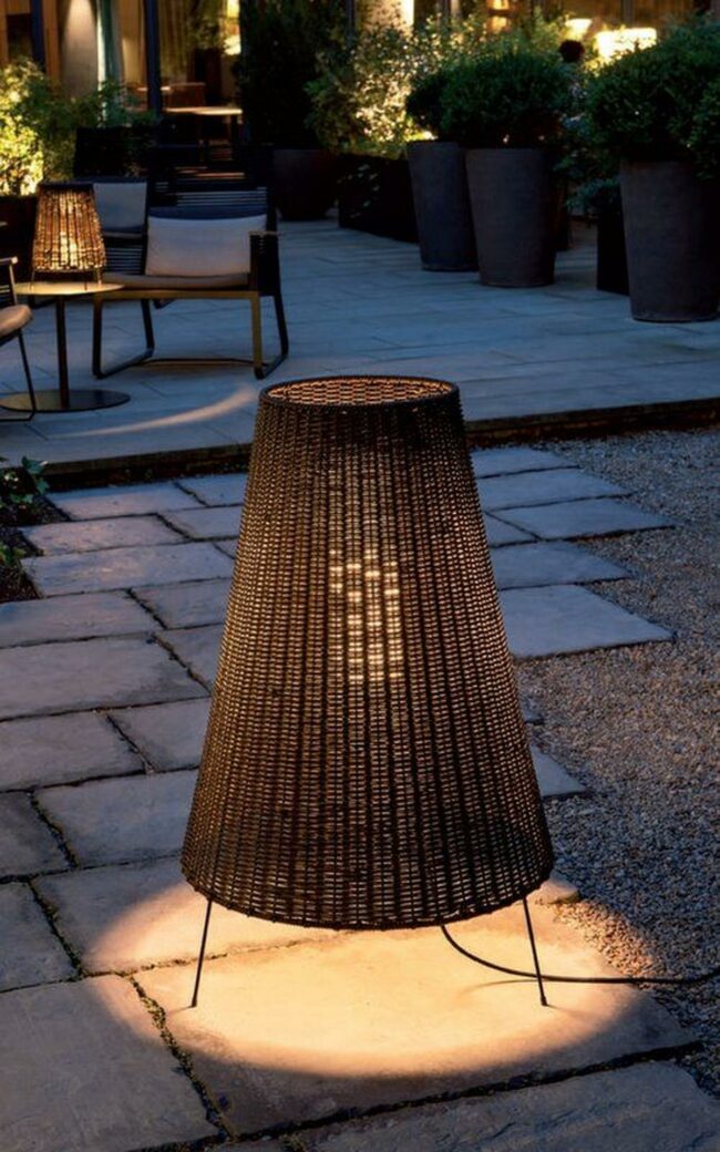 Woven Lights Stone Garden