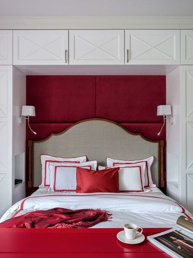 Red Accent Bedroom Sanctuary