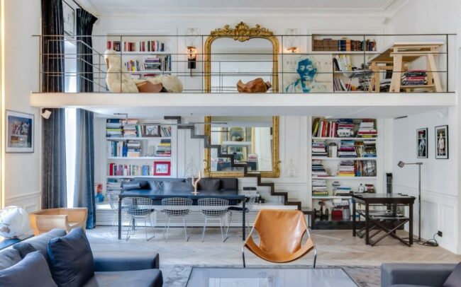 Golden Mirror Luminous Space