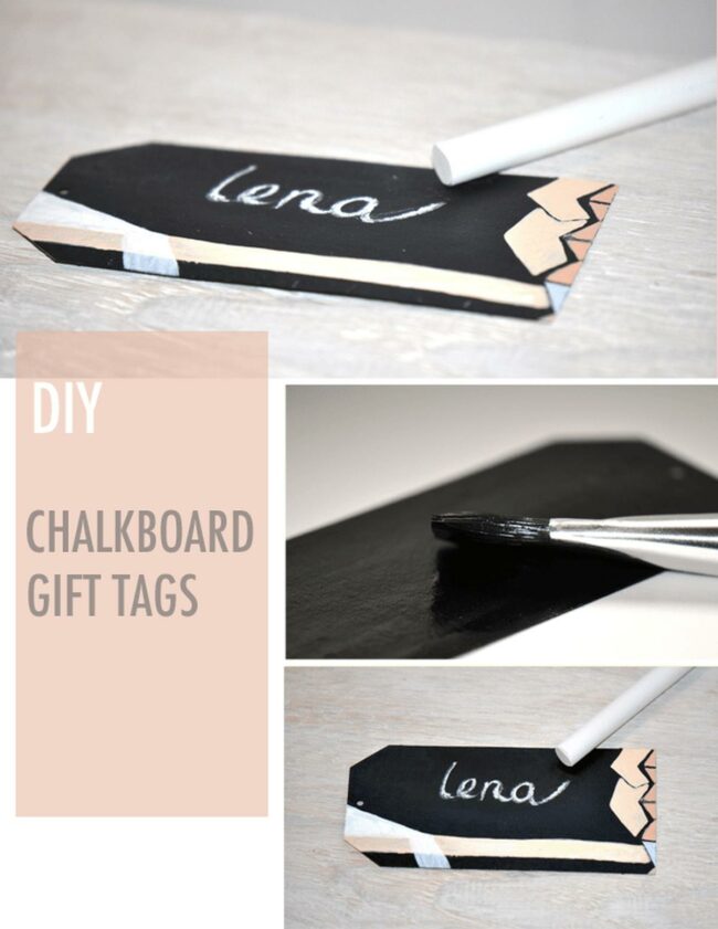 Chalk-Brushed Gift Tags