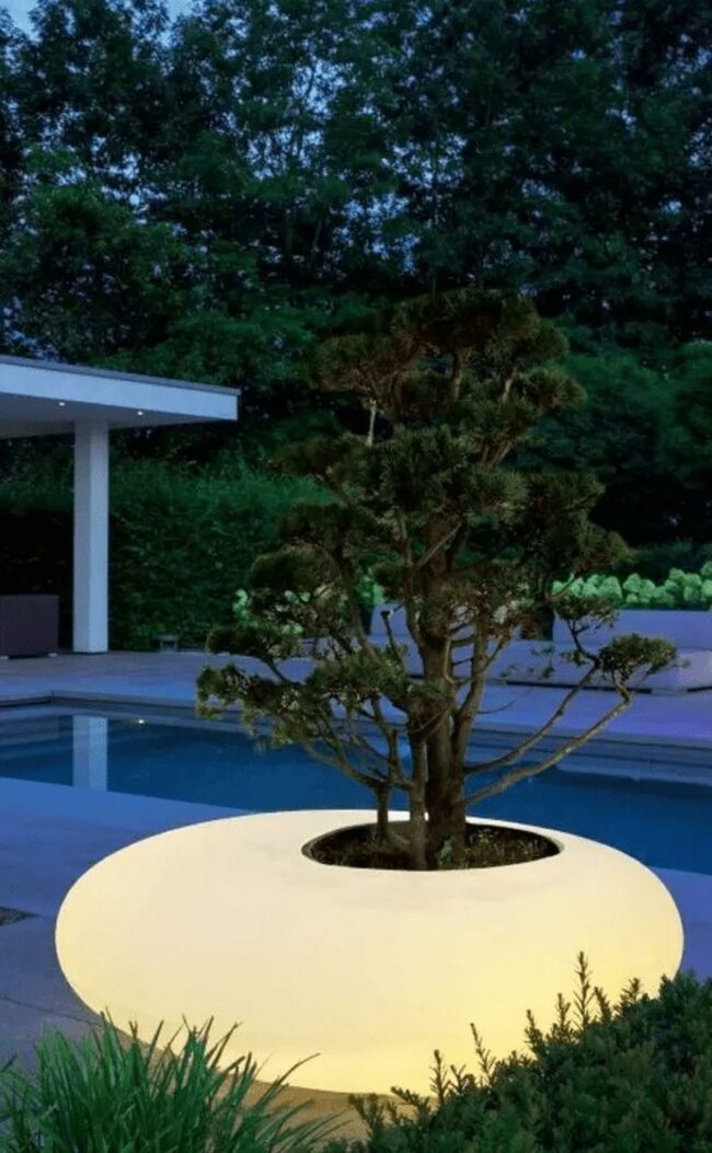 Luminous Green Poolside