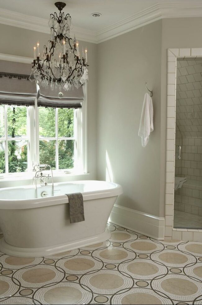 Gray Chandelier Sanctuary