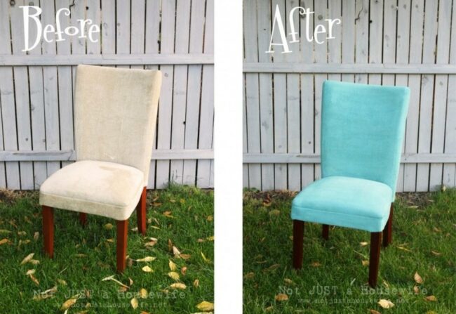 Turquoise Refresh Wooden Chair