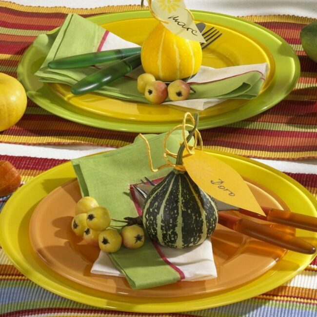 Autumn Harvest Table Setting
