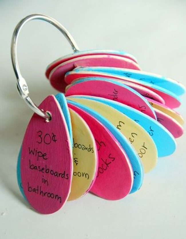 Pastel Egg Tags Organizer