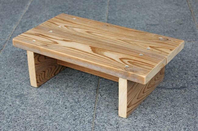 Natural Wood Grain Stool